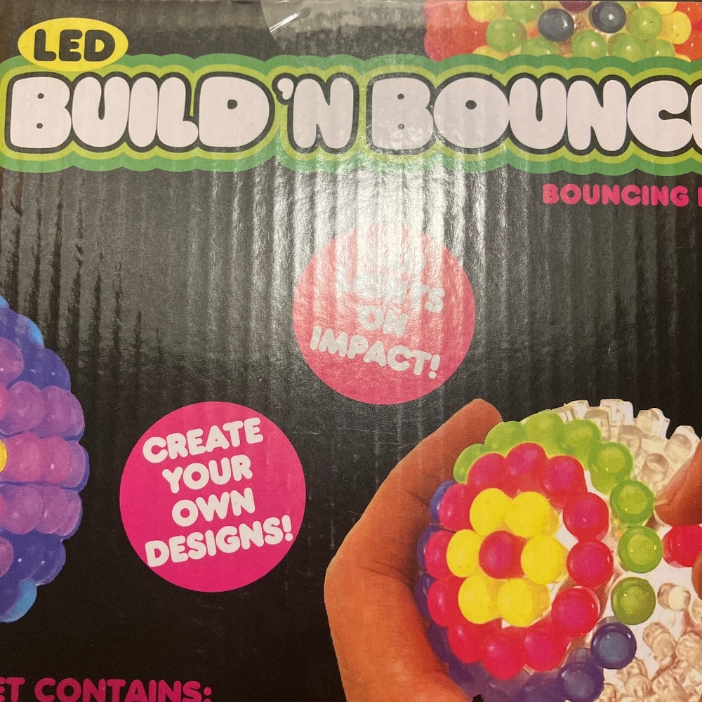 LED Build N Bounce Bouncing Ball - Picture 5 of 6